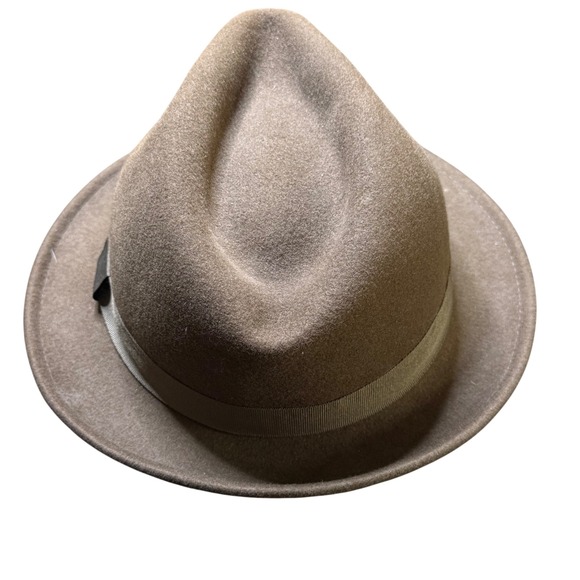 Vintage Dorfman Pacific Fedora Hat Wool Blend Dress Casual Brown Mens Size - Picture 6 of 6